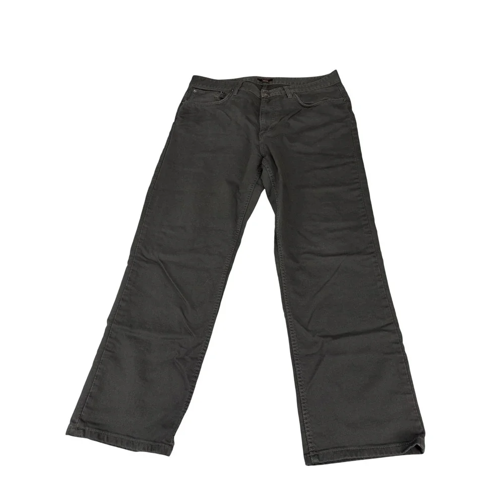 Quince Mens 5-Pocket Chino Pants Charcoal Grey Stretch Cotton 36x30* 28